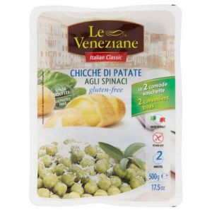 Le Veneziane Kartoffel-Chicche Spinat Glutenfrei - 500g