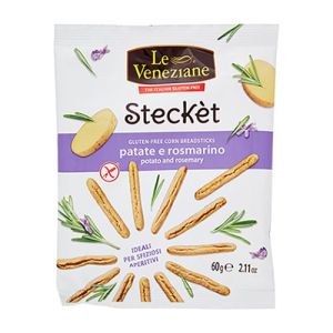 Le Veneziane Steckèt pommes de terre et romarin Sans Gluten - 60g